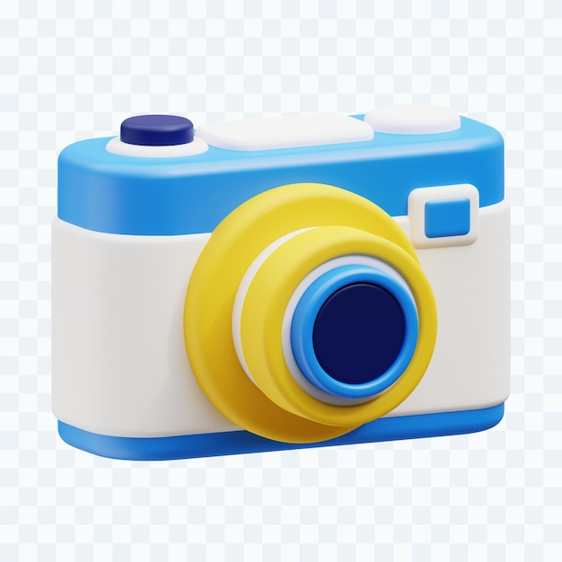カメラ 3D イラスト