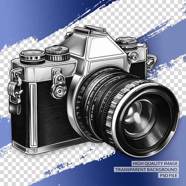 Camera 3d png clipart doorzichtige geïsoleerde achtergrond