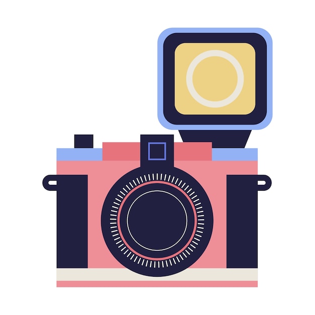 Camera-illustratie geïsoleerd