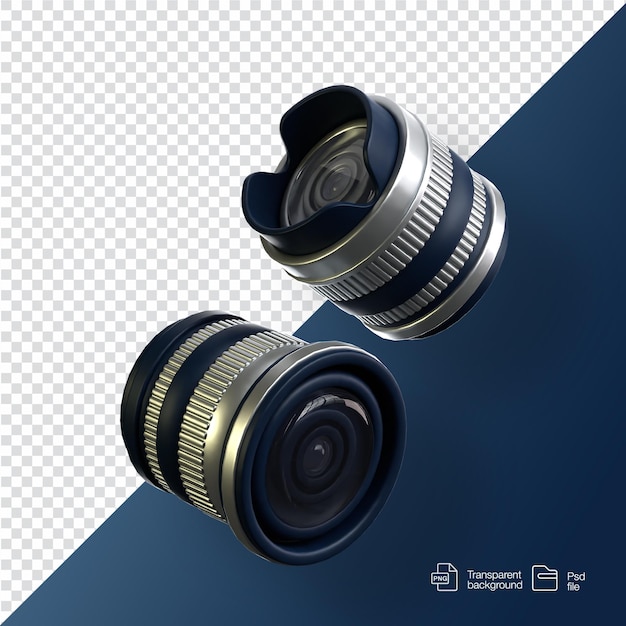 PSD camera lens transparent psd file view