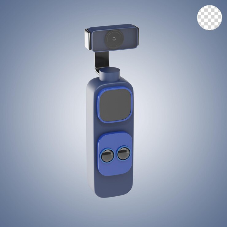 PSD camera vlog 3d icon and illustration