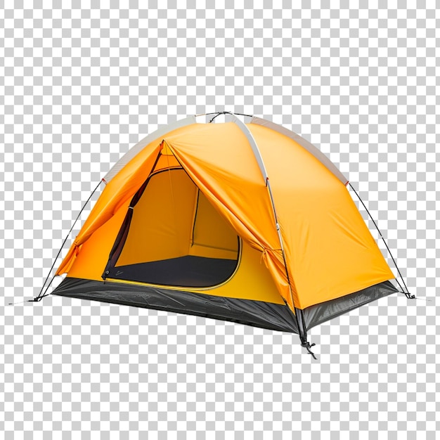 PSD camping tent op een doorzichtige achtergrond