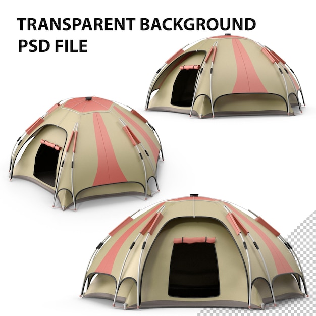 PSD camping tent png