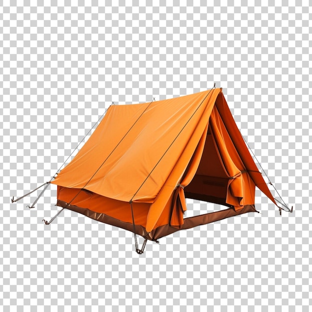 PSD camping tent on a transparent background