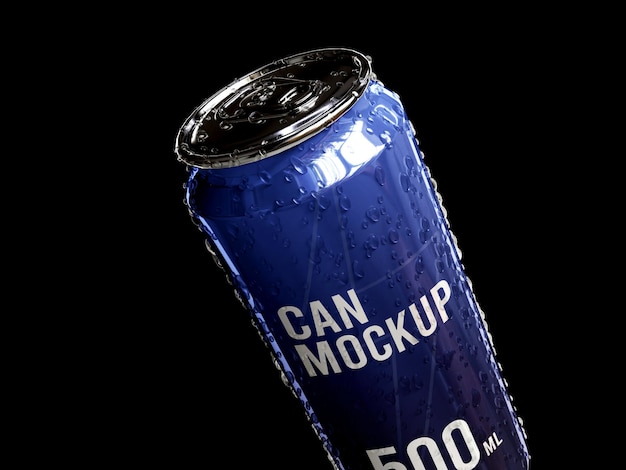 A can of can with the word can on it