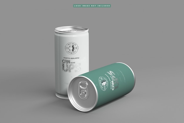 Can mockup 250ml