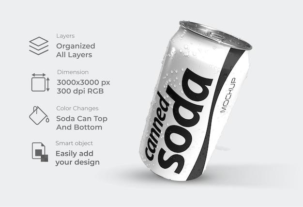 can mockup for energy drink
