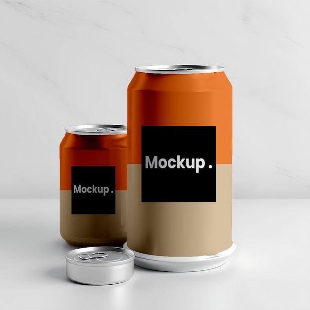 PSD can mockup