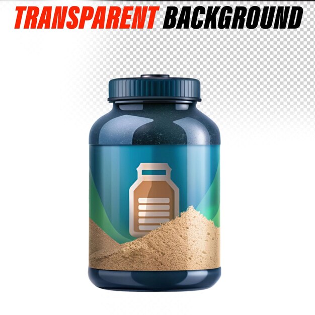 PSD can of protein or gainer powder