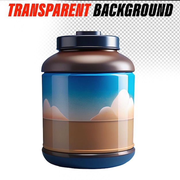 PSD can of protein or gainer powder