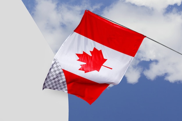 PSD canada flag concept mock-up