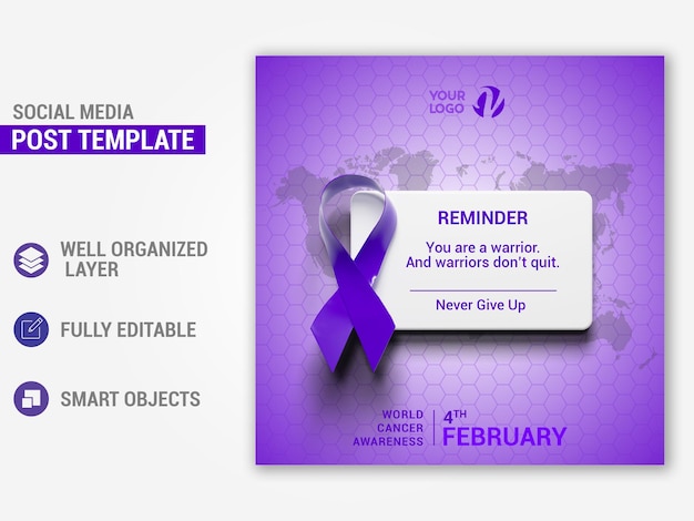 Consapevolezza sul cancro giornata mondiale contro il cancro evento 4 febbraio