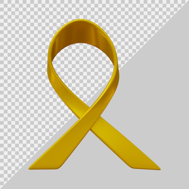 PSD cancer ribbon icon design with 3d modern style