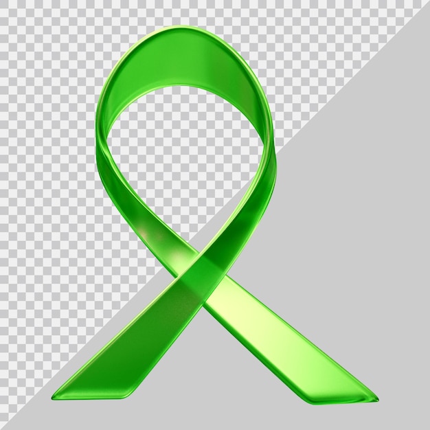 PSD cancer ribbon icon design with 3d modern style