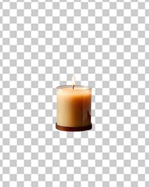 Candle isolated on transparent background