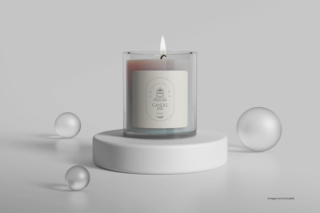 Candle Jar Mockup