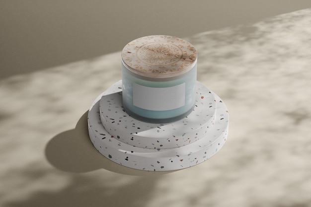 Candle Mockup (Mockup van de kaars)