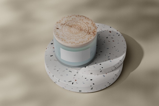 Candle Mockup (Mockup van de kaars)