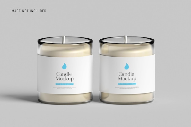 Candle mockup