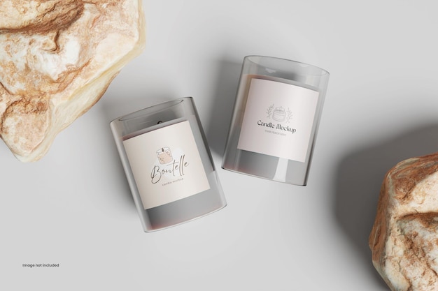 PSD candle mockup