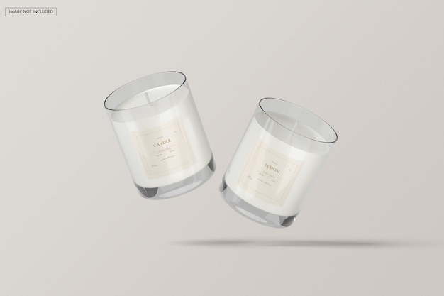 PSD candle mockup