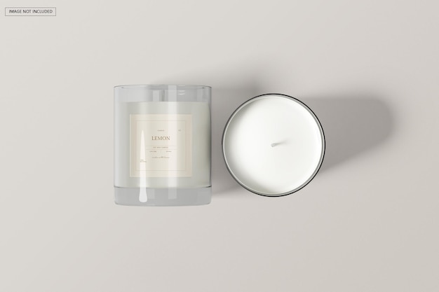 PSD candle mockup