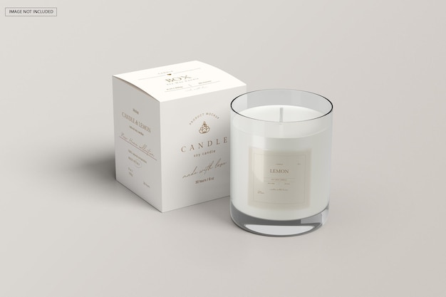 PSD candle mockup