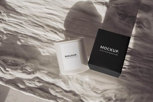 Candle mockup