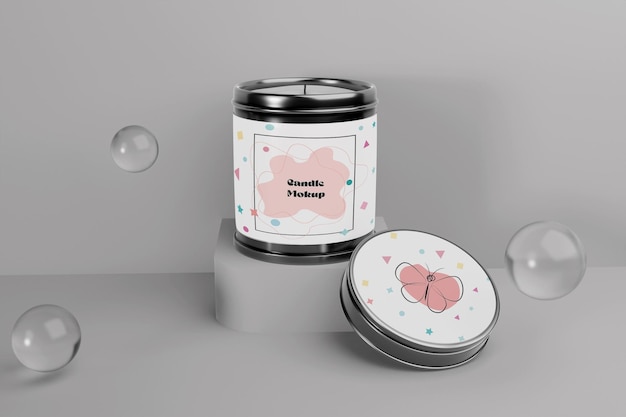 Candle mockup