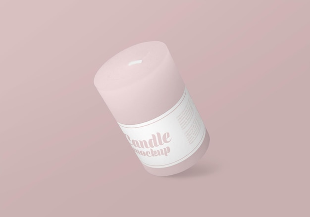 PSD candle mockup