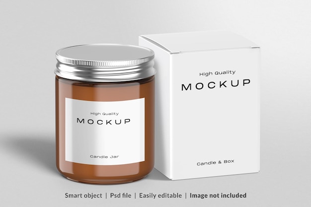 Candle Packaging Mockup