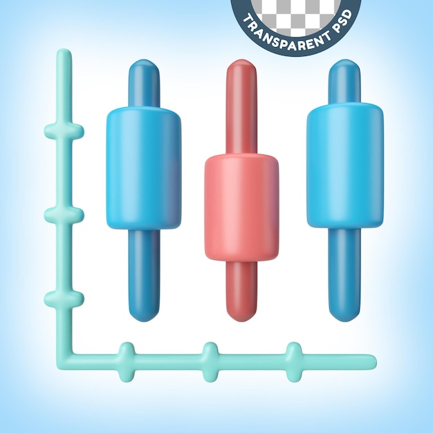 Candle Stick 3D Illustration Icon
