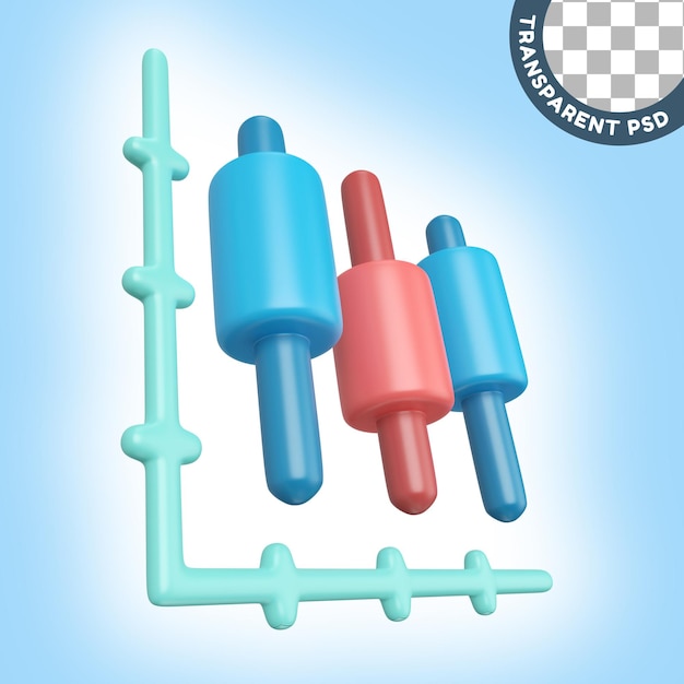 Candle Stick 3D Illustration Icon