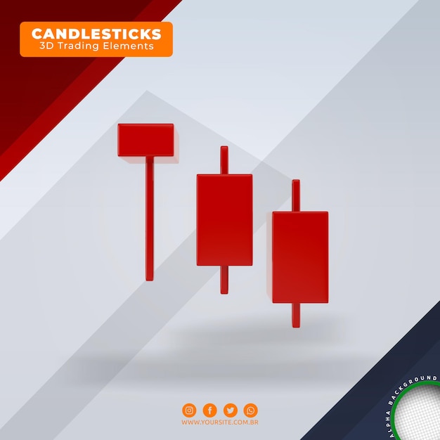 candles buy and sell signals 3d forex trading trend elements for composition