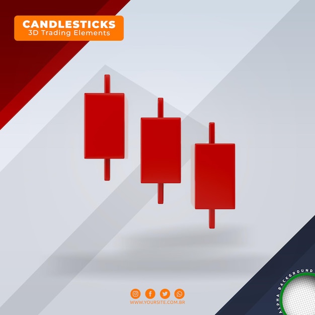 candles buy and sell signals 3d forex trading trend elements for composition