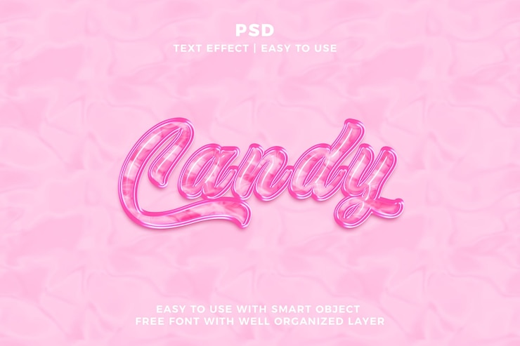PSD 3d 編集可能なフォトショップテキストエフェクトスタイル (psd)