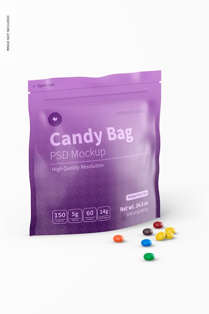 Candy bag mockup