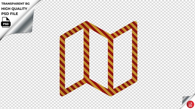 PSD a candy cane with the letters xd on it