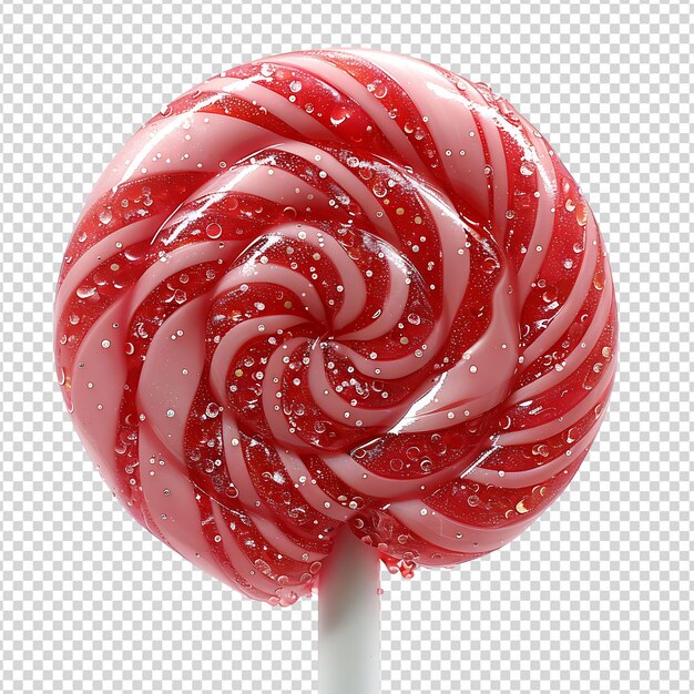 PSD candy lollipop on isolated background