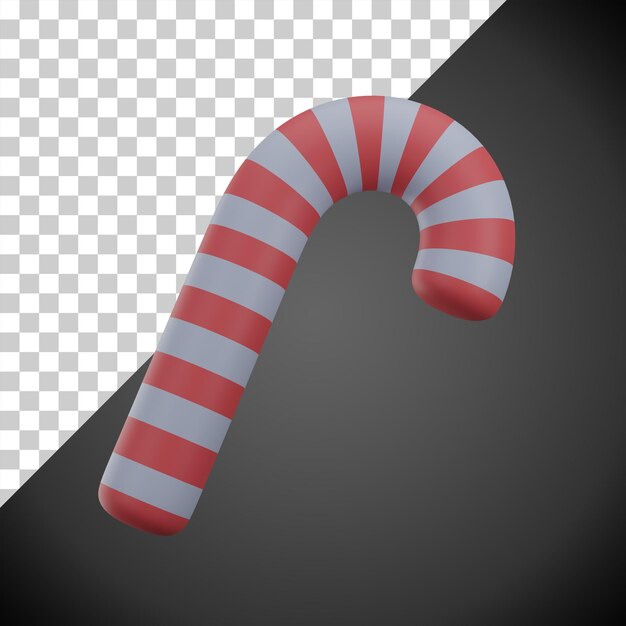 Candy Stick 3D render Illustration icon