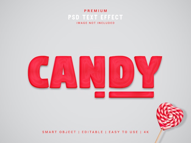 PSD candy text effect maker