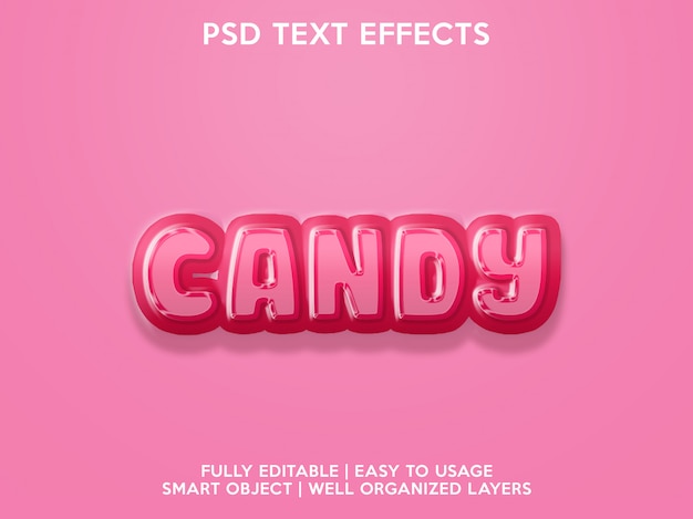 Candy  text effects