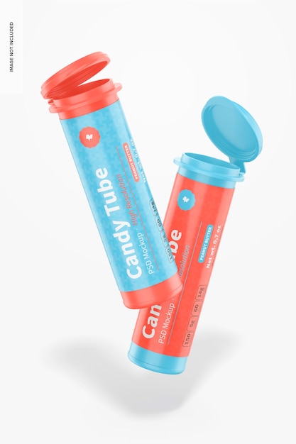 Candy Tubes z makieta z klapką, pływające
