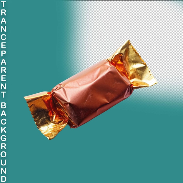 PSD candy vector 3d illustration chocolate truffle on transparent background