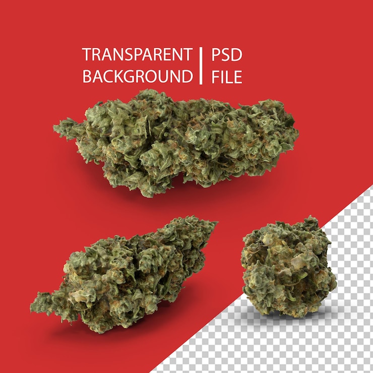 PSD бутон конопли png