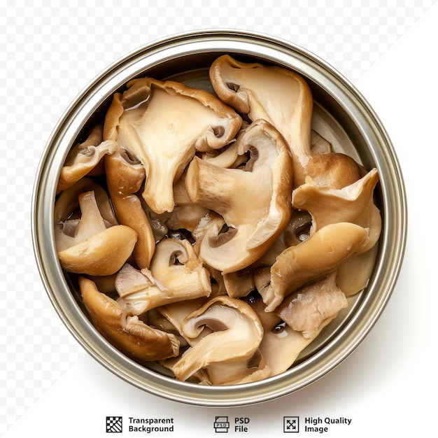 PSD canned food chopped straw mushrooms