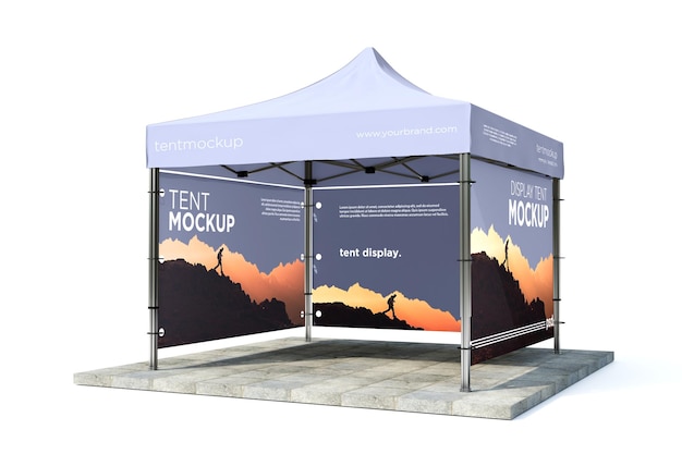 PSD canopy tent mock-up