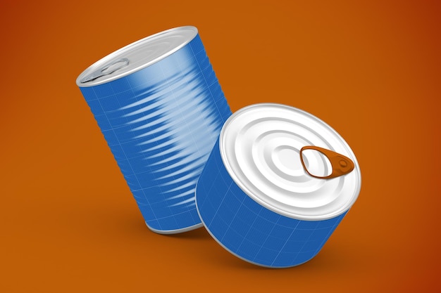 Cans mockup