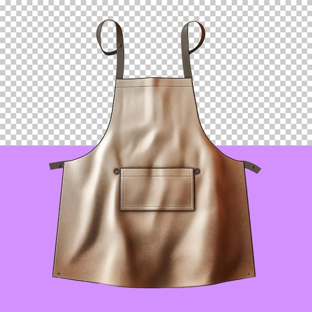 Canvas apron isolated object transparent background