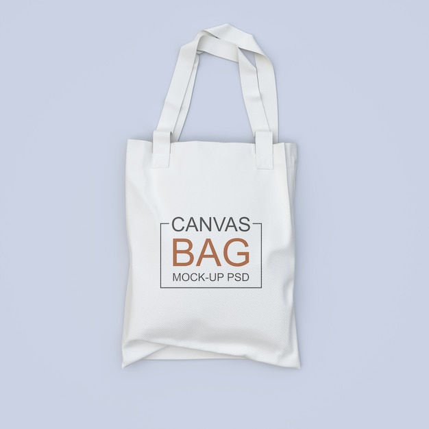 PSD canvas bag mockup